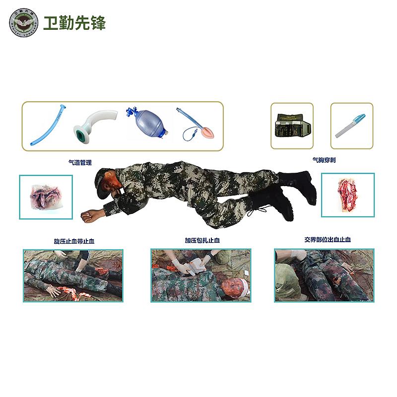卫勤先锋 野战基础伤情模拟人 MVR000Z
