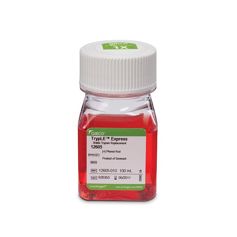 Gibco TrypLE™ Express 酶(1X), 含酚红 100 mL 12605010