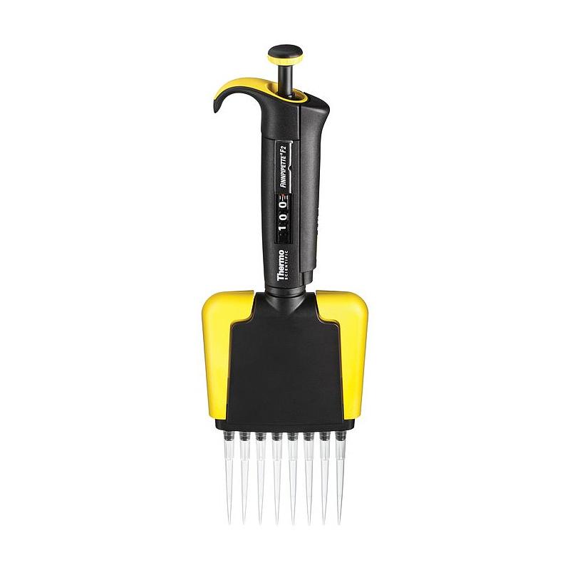 赛默飞世尔 Thermo F2八道移液器Finnpipette黄色 5-50ul 4662010