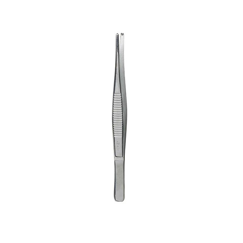 金钟 组织镊 J41015（12.5cm直形 1×2钩）