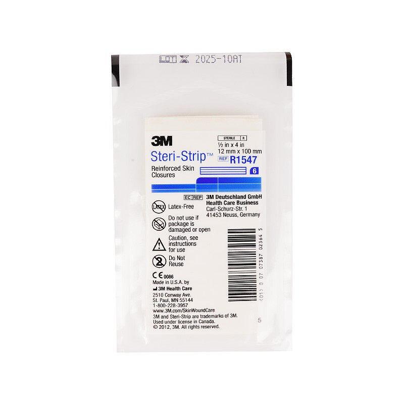 3M 皮肤伤口胶带 12mm×100mm R1547（50片/盒 4盒/箱）