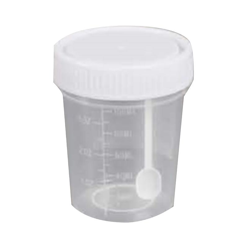 新康 一次性使用大便杯 手掀盖 带勺 40ml (100只/袋 10袋/箱）