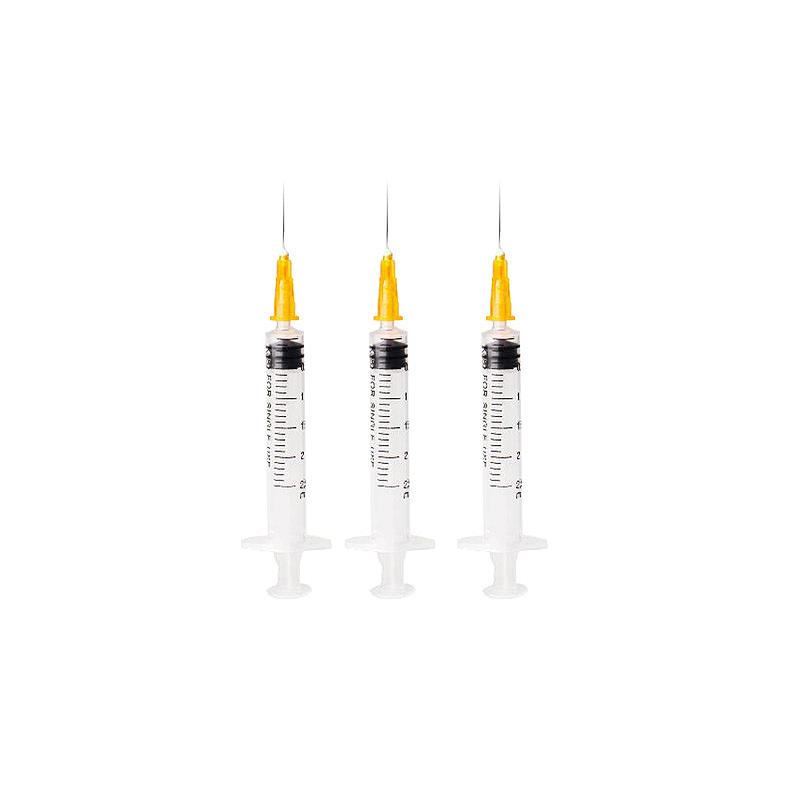 曙光健士 一次性使用无菌注射器 带针 5ml 0.5×36（150支/盒 12盒/件）
