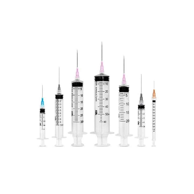 康德莱KDL 一次性无菌注射器 带针 5ml 0.7×32 螺口（100支/盒 16盒/箱）