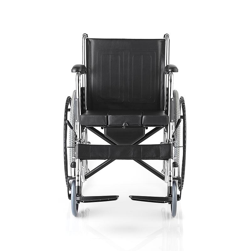 鱼跃yuwell 手动轮椅车 钢质H005B（充气胎）